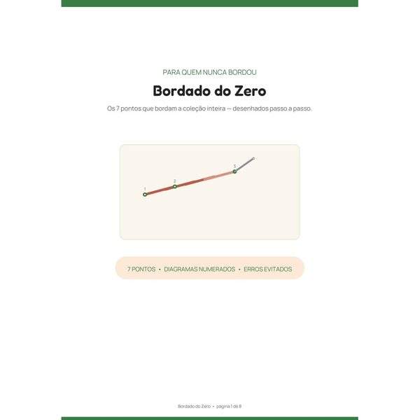 Capa: Bordado do Zero